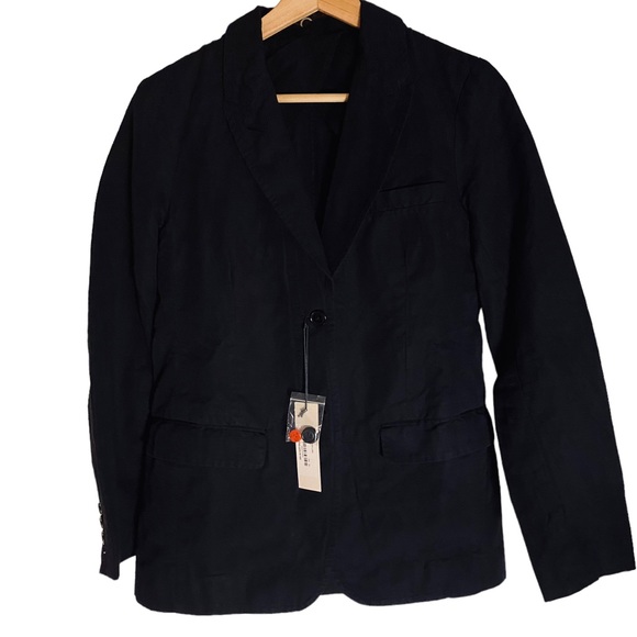 Alex mill twill boy blazer in Cotten and linen size small nwt - Picture 7 of 10